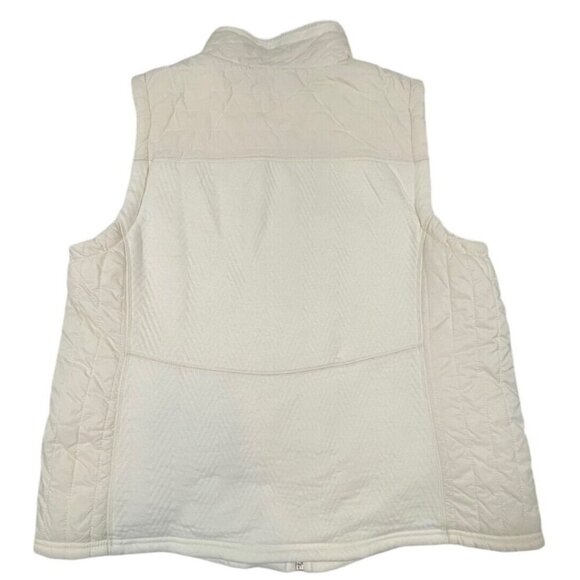 Talbots Faux Fur Lined Fleece Vest – Size Large - Picture 2 of 9